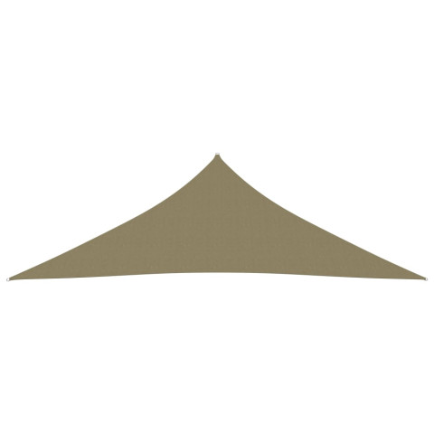 Voile d'ombrage parasol tissu oxford triangulaire 4 x 4 x 5,8 m - Couleur au choix