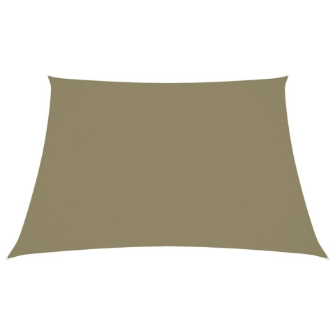 Voile toile d'ombrage parasol tissu oxford trapèze 4/5 x 4 m - Couleur au choix