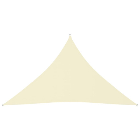 Voile toile d'ombrage parasol tissu oxford triangulaire 2,5 x 2,5 x 3,5 m - Couleur au choix