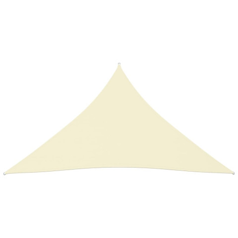 Voile toile d'ombrage parasol tissu oxford triangulaire 4 x 4 x 4 m - Couleur au choix