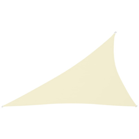 Voile toile d'ombrage parasol tissu oxford triangulaire 4 x 5 x 6,4 m - Couleur au choix