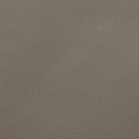 Voile de parasol tissu oxford carré 3x3 m taupe