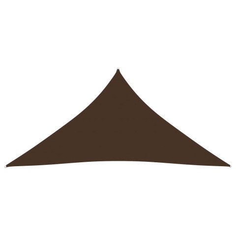Voile toile d'ombrage parasol tissu oxford triangulaire 4 x 4 x 4 m - Couleur au choix