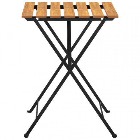 Table de bistro 55x54x71 cm bois d'acacia massif