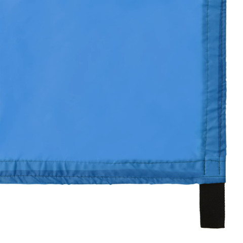 Bâche d'extérieur tissu polyester 180 t avec revêtement de pa 4x4 m bleu helloshop26 02_0007724