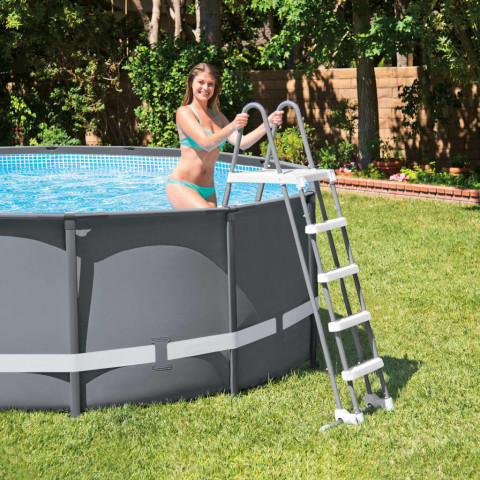 Échelle de sécurité pour piscine à 5 marches 132 cm