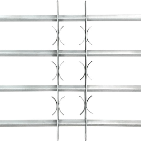 Grilles réglables de sécurité de fenêtres 2 pcs 1000-1500 mm