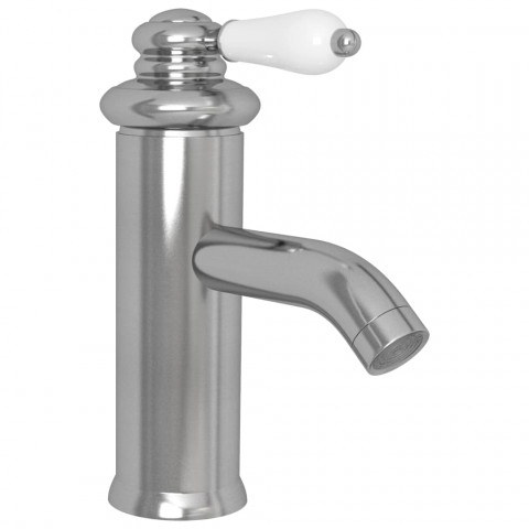 Robinet de lavabo de salle de bain argenté 130x180 mm