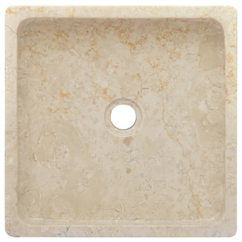 Lavabo 40x40x10 cm marbre - Couleur au choix