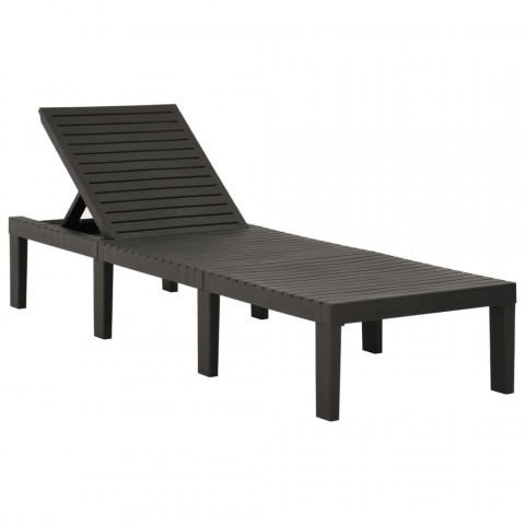 Chaise longue plastique - Couleur au choix