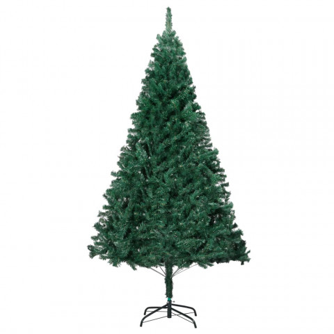 Arbre de noël artificiel avec branches épaisses vert 120 cm pvc