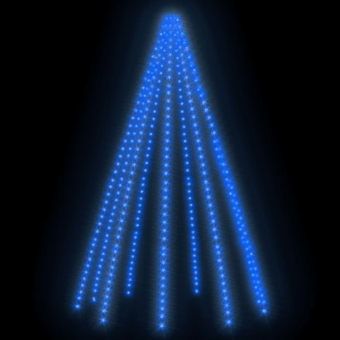  Guirlande lumineuse d'arbre de Noël 400 LED Bleu 400 cm