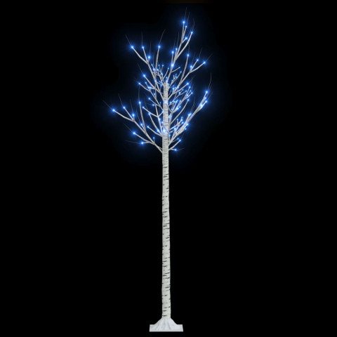 Sapin de noël 180 led bleues saule 1,8 m int/ext