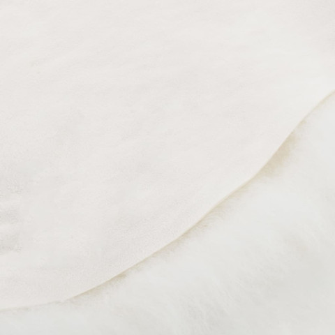 Housse de chaise en peau de mouton islandaise crème 70x110 cm