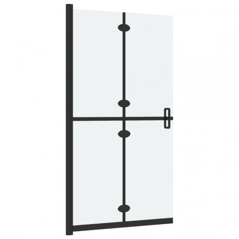 Paroi de douche pliable verre esg dépoli 70x190 cm