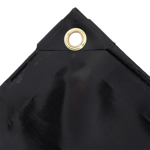 Bâche de protection 650 g/m² noir - Dimension au choix