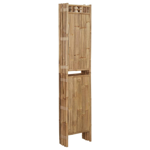 Cloison de séparation 5 panneaux bambou 200x180 cm