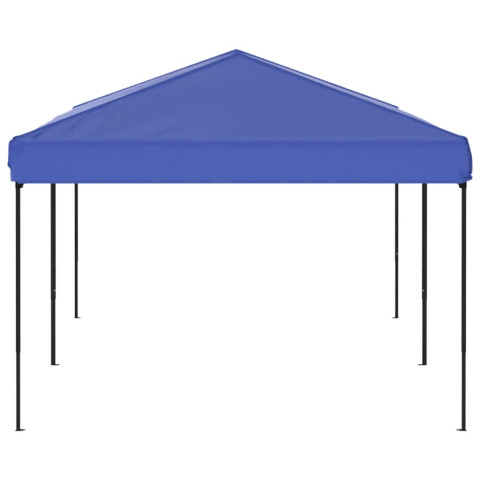 Tente de réception pliable bleu 3x6 m