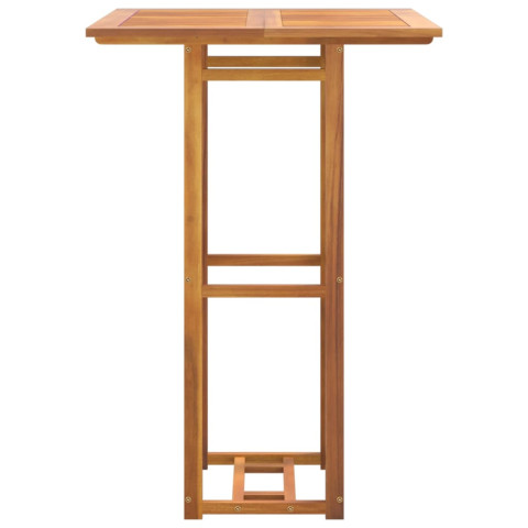 Table de bistro 75x75x110 cm bois d'acacia massif