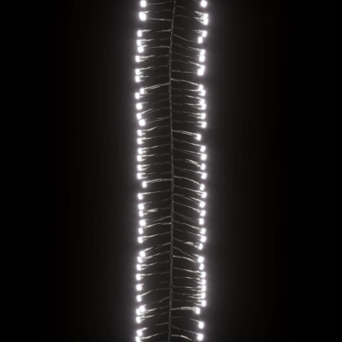  Guirlande lumineuse à LED groupées 2000 LED 17m PVC - Couleur d'éclairage au choix