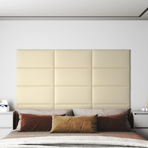Panneaux muraux 12 pcs 60x30 cm similicuir 2,16 m² - Couleur au choix
