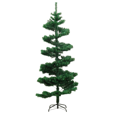 Arbre de noël hélicoïdal avec support et led pvc - Couleur et longueur au choix