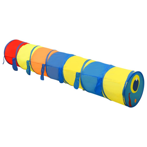 Tunnel de jeu pour enfants avec 250 balles multicolore 245 cm