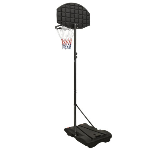 Support de basket-ball noir 216-250 cm polyéthylène