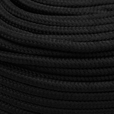 Corde de travail noir 10 mm 250 m polyester
