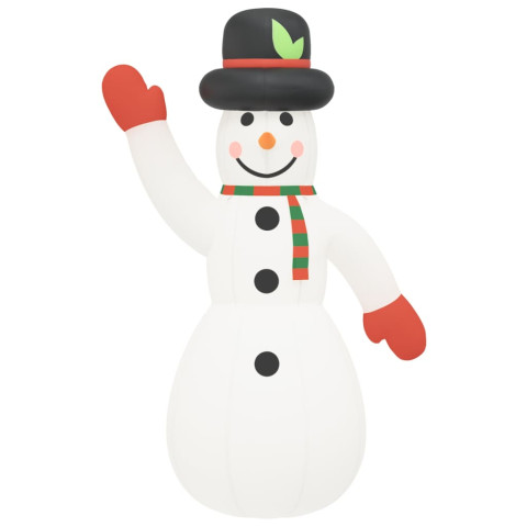 Bonhomme de neige gonflable avec led - Longueur au choix