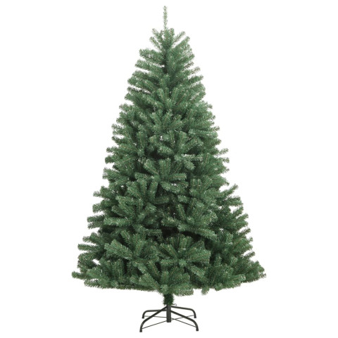 Sapin de Noël artificiel à charnières avec support - Couleur et hauteur au choix