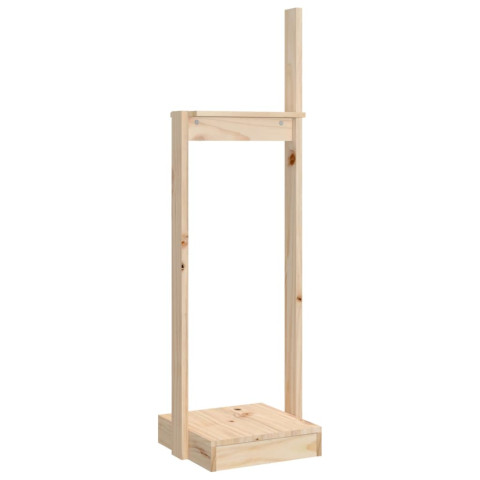 Porte-bûches 33,5x30x110 cm bois massif de pin – Couleur au choix