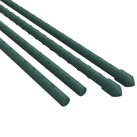 Piquets pour plantes de jardin 30 pcs vert 90 cm acier