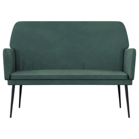 Banc 108x79x79 cm velours - Couleur au choix