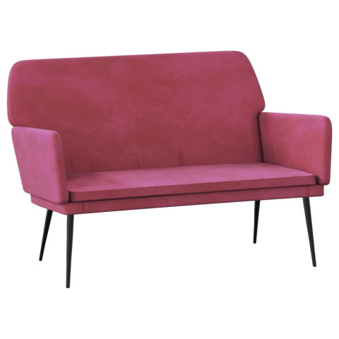 Banc 108x79x79 cm velours - Couleur au choix