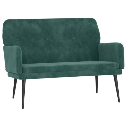 Banc 108x79x79 cm velours - Couleur au choix