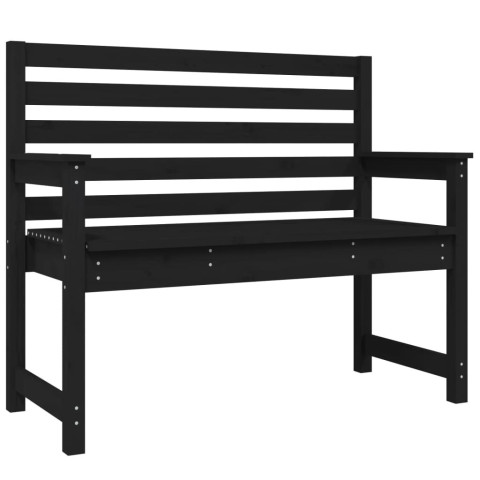 Banc de jardin de patio d'extérieur terrasse 109 x 48 x 91,5 cm bois de pin massif - Couleur au choix