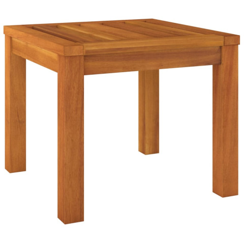 Tabourets de jardin et coussins 2 pcs 40x40x42 cm acacia solide