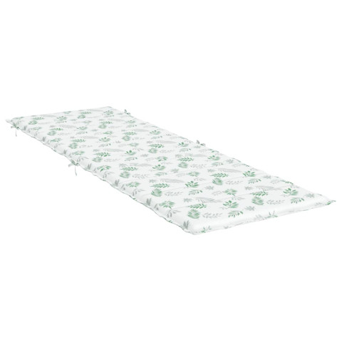 Coussin de chaise longue motif de feuilles tissu oxford