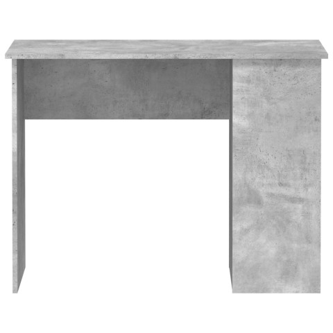 Bureau gris béton 100x55x75 cm bois d'ingénierie