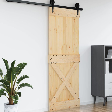 Porte narvik 85x210 cm bois massif de pin