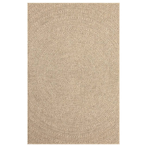 Tapis 160x230 cm aspect jute intérieur et extérieur