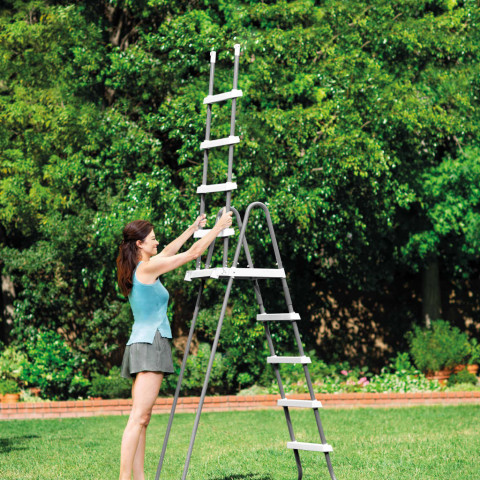 Échelle de sécurité pour piscine à 5 marches 132 cm