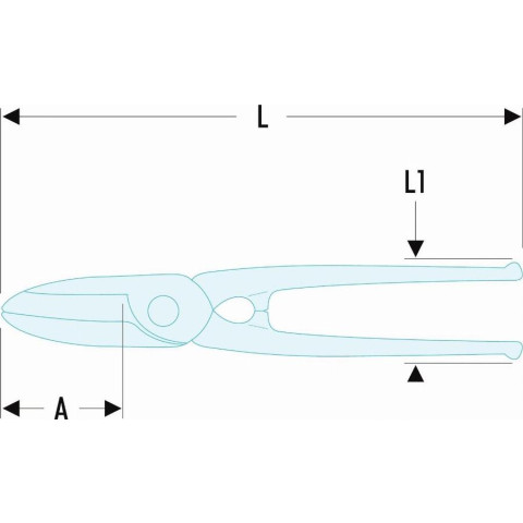 Cisaille universelle facom 26 cm - 880