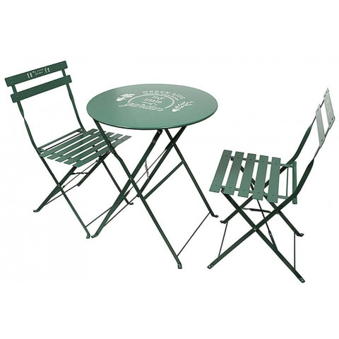 Table et chaises de jardin en métal illustrations - Couleur au choix