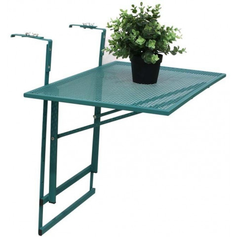 Table de balcon pliable en métal lina - Couleur au choix