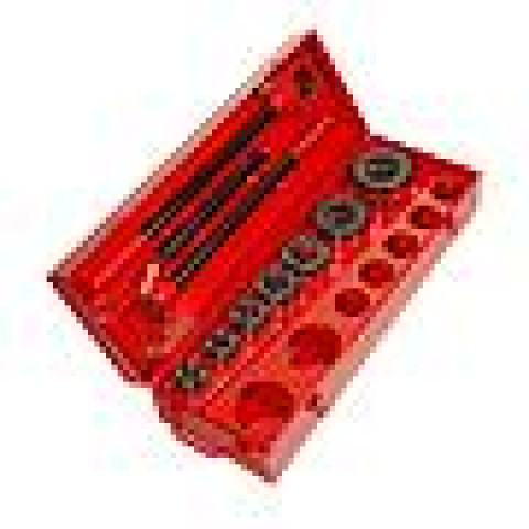 Filière manuelle têtes interchangeables 1/2" à 2" en coffret