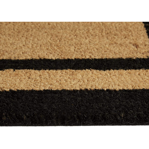 Paillasson tapis de sol porte d’entrée essuie-pieds long fibres de coco tapis 