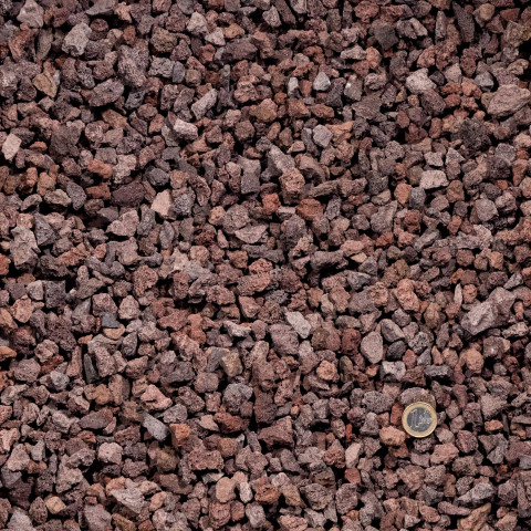 Paillage pouzzolane rouge 8-16 mm - sac 13,5 kg (0,33m²)