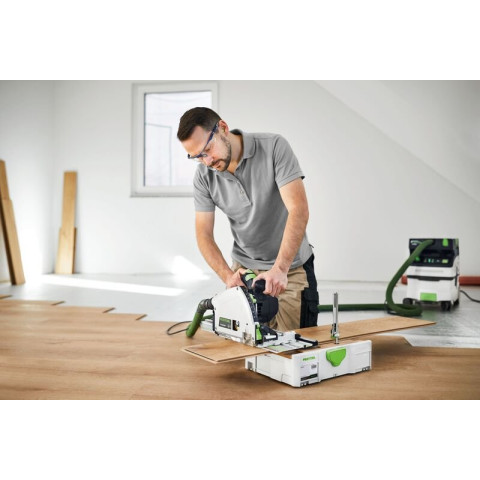 Scie plongeante 1500W Ø168mm - TS 60 KEBQ-Plus-FS - FESTOOL - avec rail et SYSTAINER - 577417